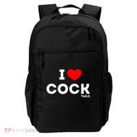 Funny I Love Cocktails Drinking Pun Gift Backpack thumb 0