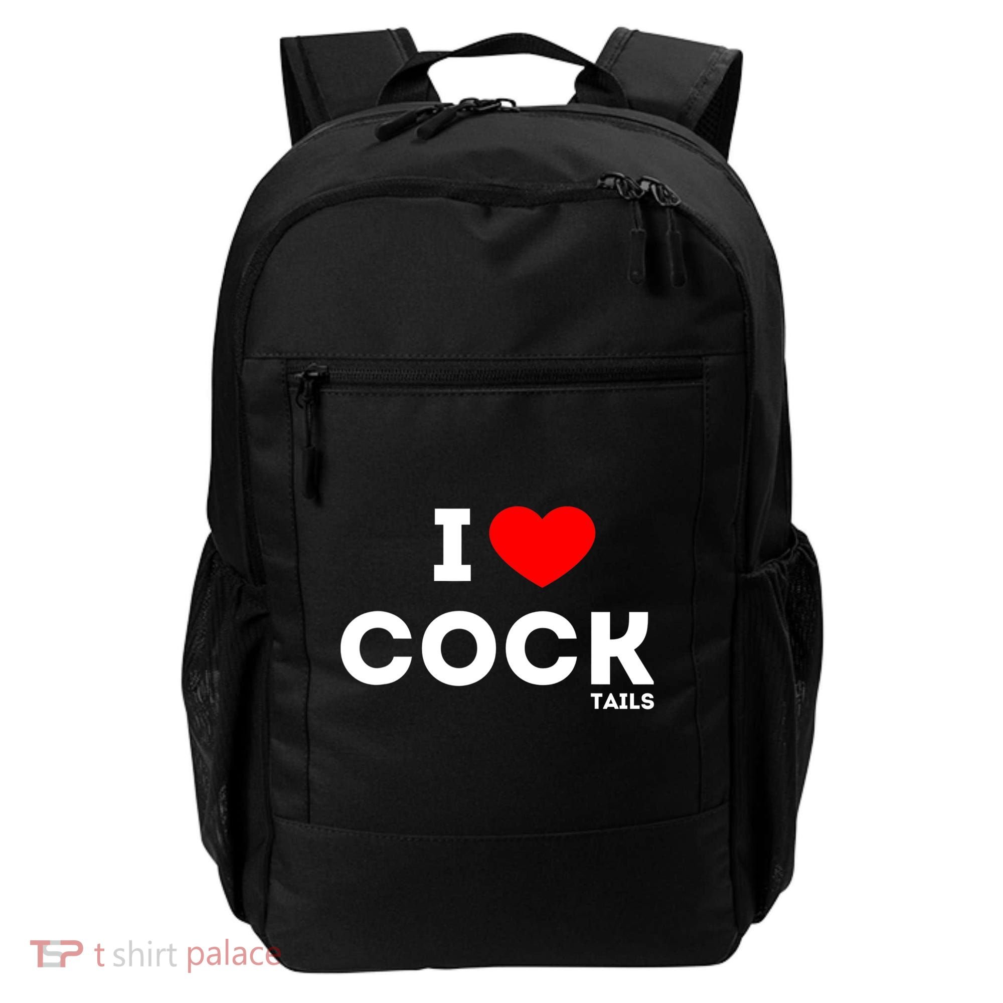 Funny I Love Cocktails Drinking Pun Gift Backpack