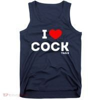 Funny I Love Cocktails Drinking Pun Gift Tank Top thumb 0