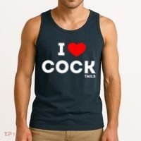 Funny I Love Cocktails Drinking Pun Gift Tank Top thumb 3
