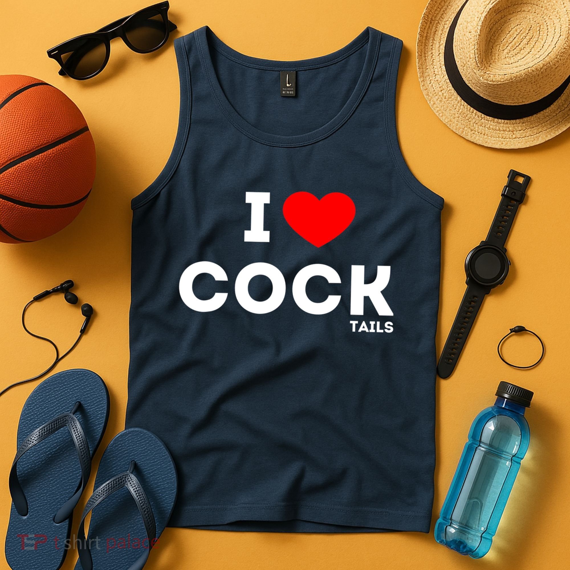 Funny I Love Cocktails Drinking Pun Gift Tank Top