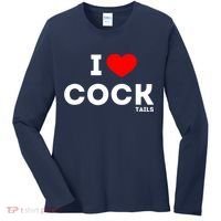 Funny I Love Cocktails Drinking Pun Gift Women's Long Sleeve Shirt thumb 0