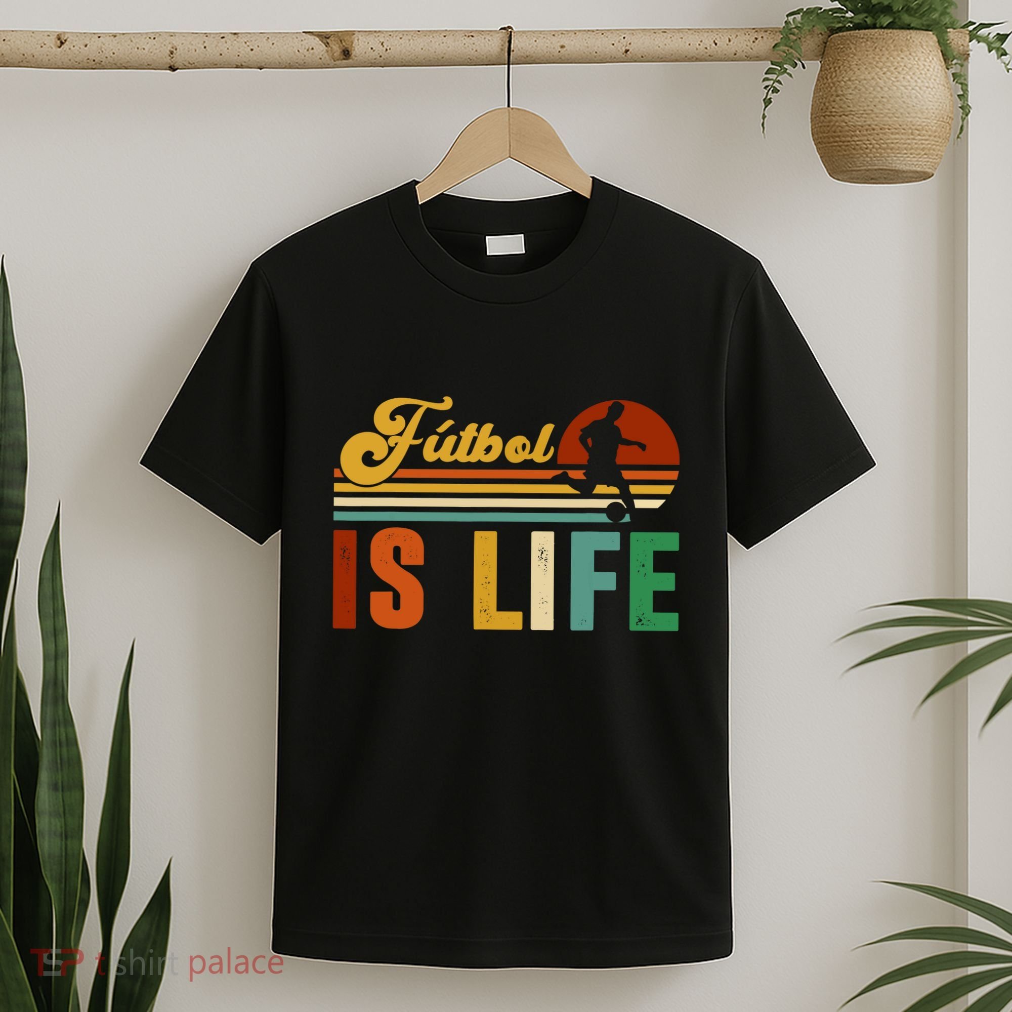 Futbol Is Life Soccer Funny Football Lover Vintage T-Shirt