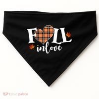 Fall In Love Cute Gift USA-Made Doggie Bandana thumb 0