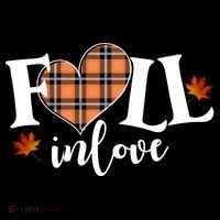 Fall In Love Cute Gift USA-Made Doggie Bandana thumb 2