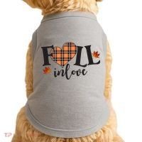 Fall In Love Cute Gift Doggie Tank thumb 0