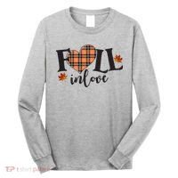 Fall In Love Cute Gift Long Sleeve Shirt thumb 0