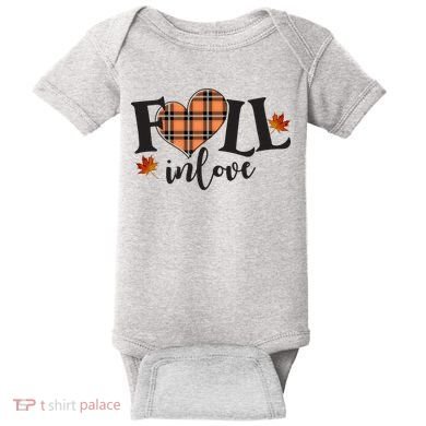 Fall In Love Cute Gift Baby Bodysuit