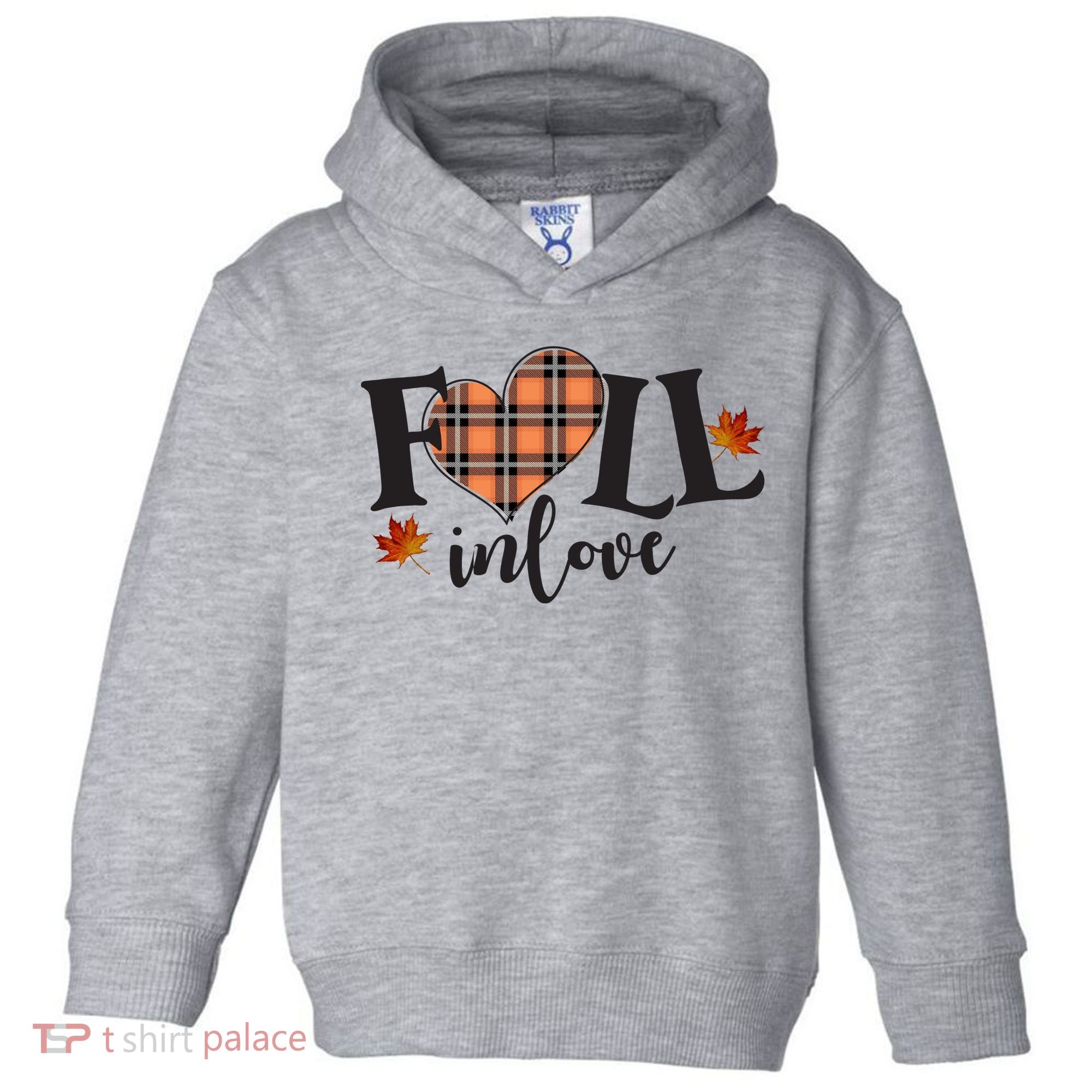 Fall In Love Cute Gift Toddler Hoodie