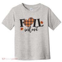 Fall In Love Cute Gift Toddler T-Shirt thumb 0