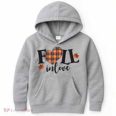 Fall In Love Cute Gift Kids Hoodie