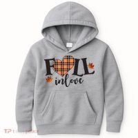 Fall In Love Cute Gift Kids Hoodie thumb 0