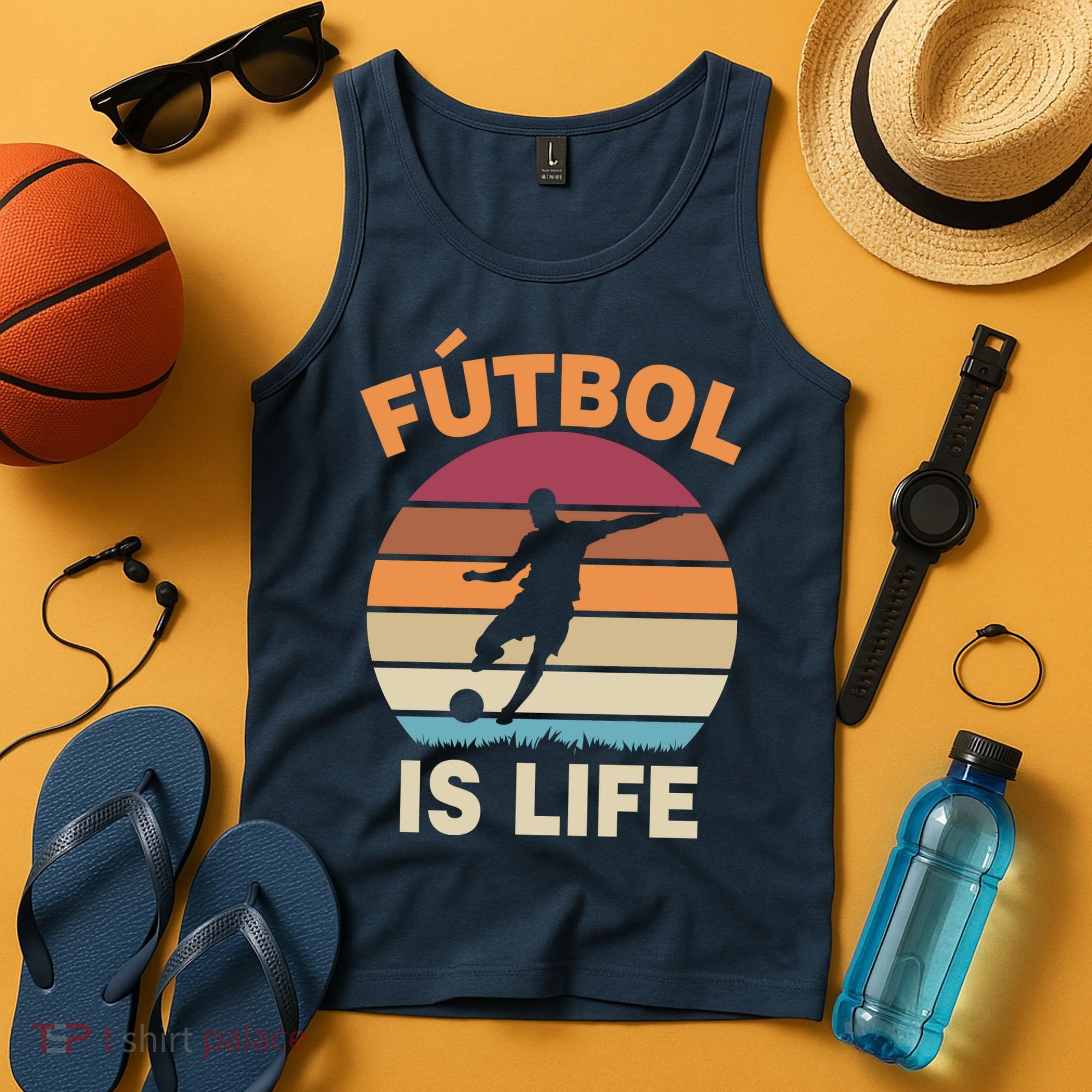 Futbol Is Life Tank Top