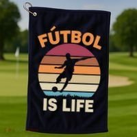 Futbol Is Life Golf Towel thumb 1