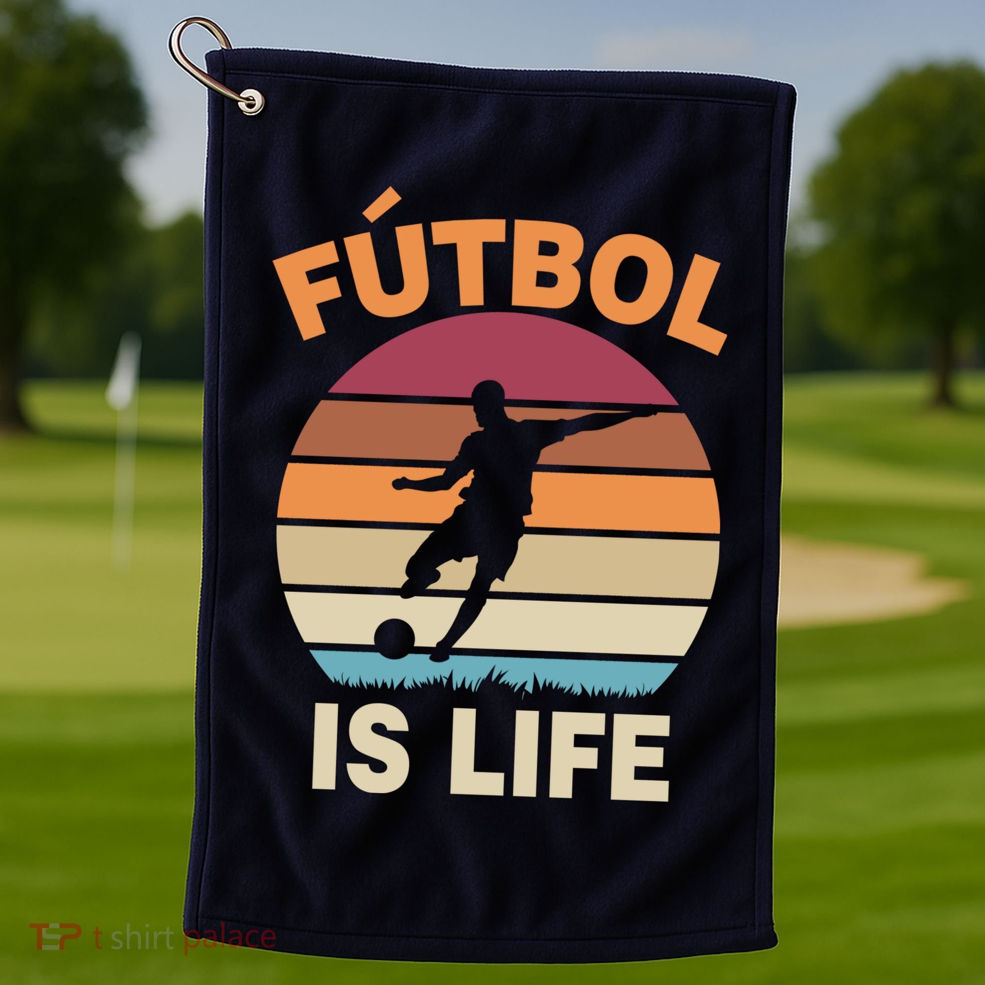 Futbol Is Life Golf Towel