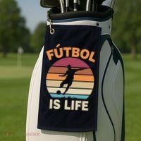 Futbol Is Life Golf Towel thumb 2