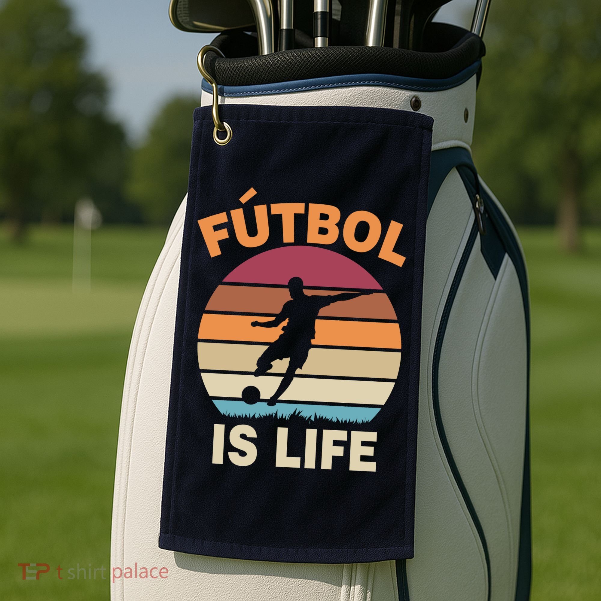 Futbol Is Life Golf Towel