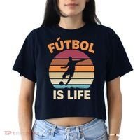 Futbol Is Life Women's Crop Top Tee thumb 2