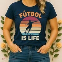 Futbol Is Life Women's T-Shirt thumb 2