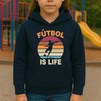 Futbol Is Life Kids Hoodie thumb 3
