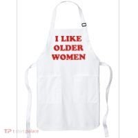 Funny I Like Older Women Apron thumb 0