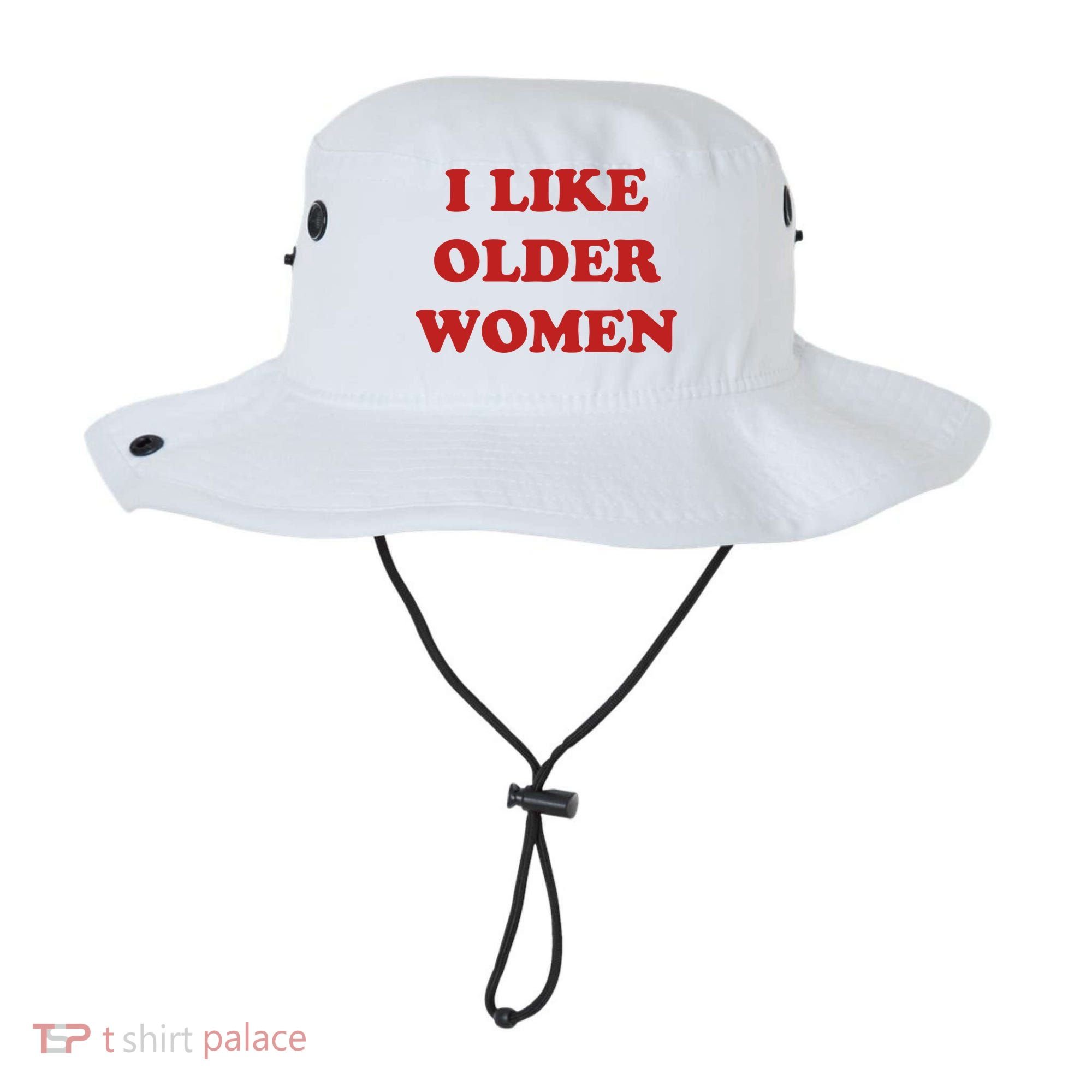 Funny I Like Older Women Bucket Hat