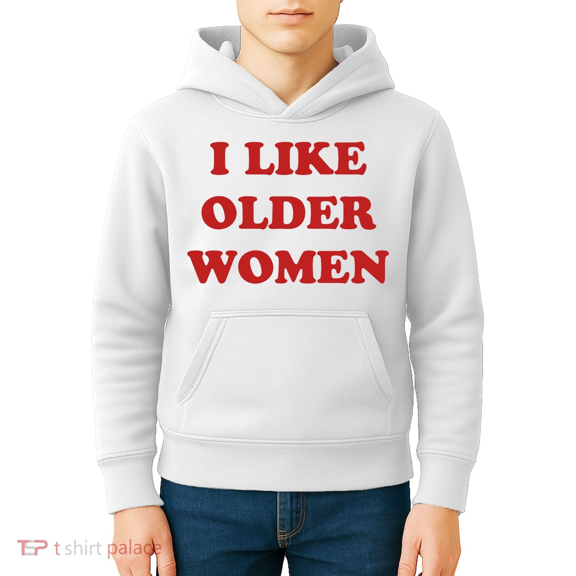 Funny I Like Older Women Kids Hoodie