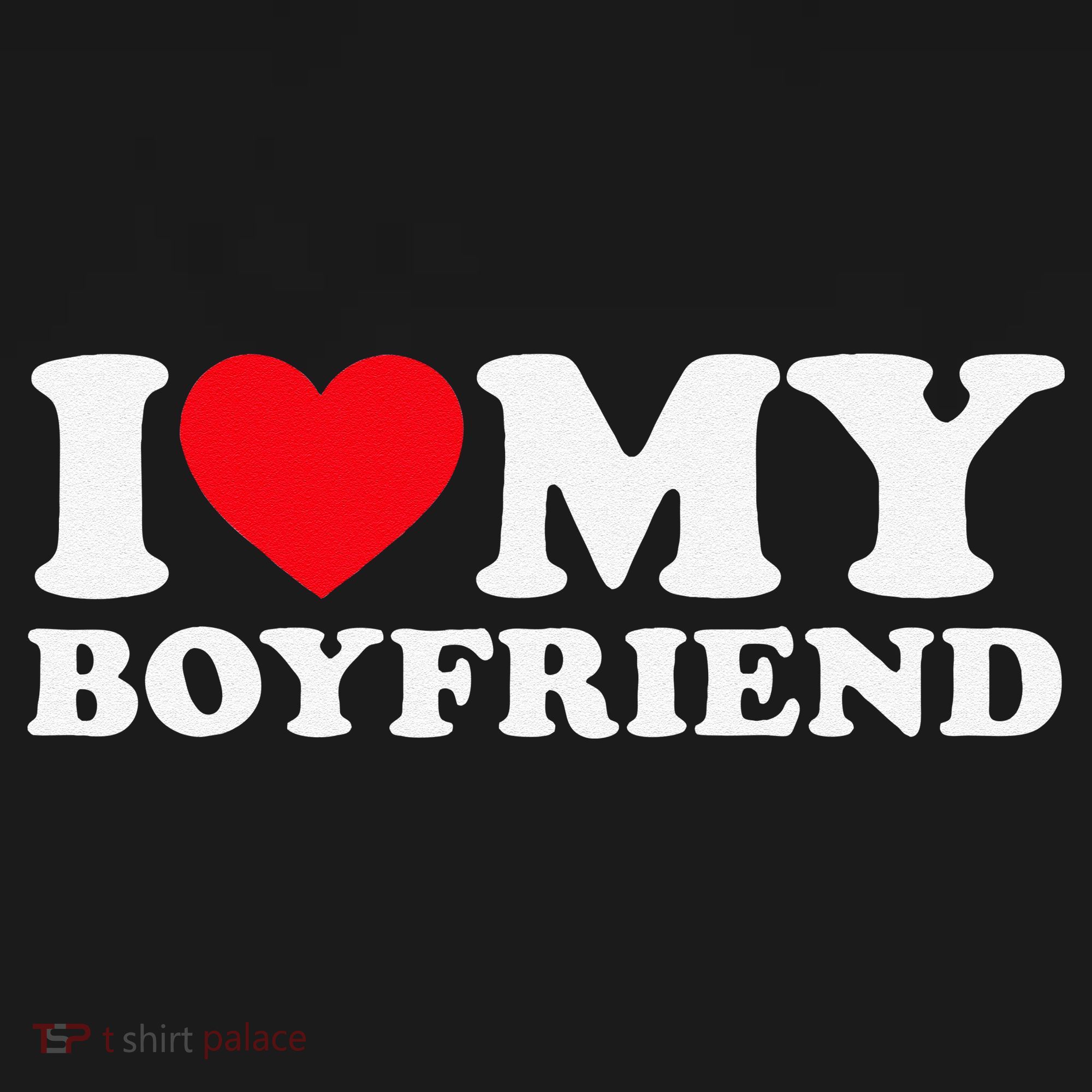 Funny I Love My Boyfriend Heart My Boyfriend Bf Women's Tank Top