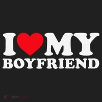 Funny I Love My Boyfriend Heart My Boyfriend Bf Hat thumb 2