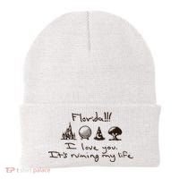 Florida I Love You ItS Ruining My Life Beanie thumb 0