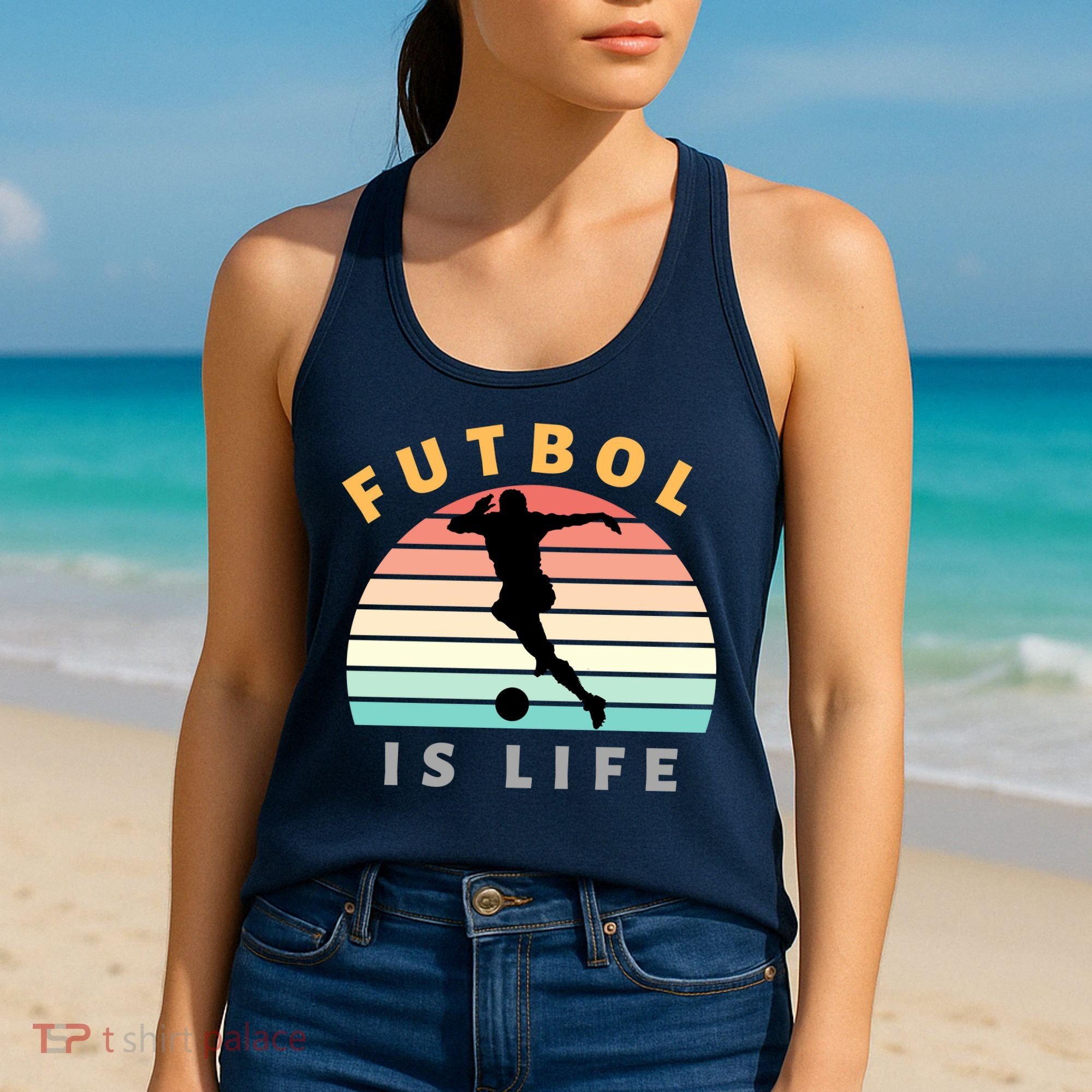 Futbol Is Life Women's Tank Top
