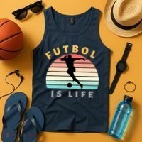 Futbol Is Life Tank Top thumb 4