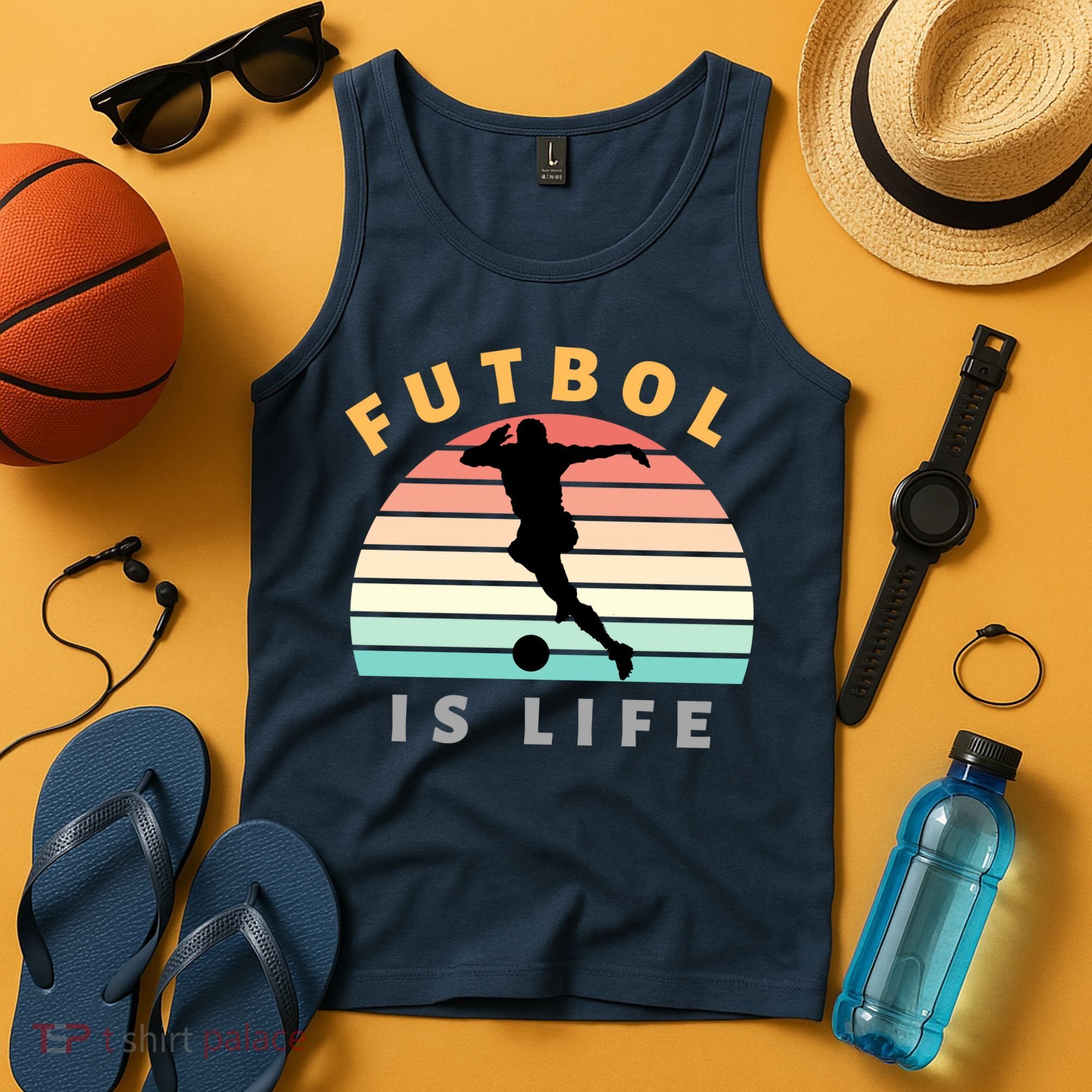 Futbol Is Life Tank Top