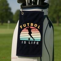 Futbol Is Life Golf Towel thumb 2