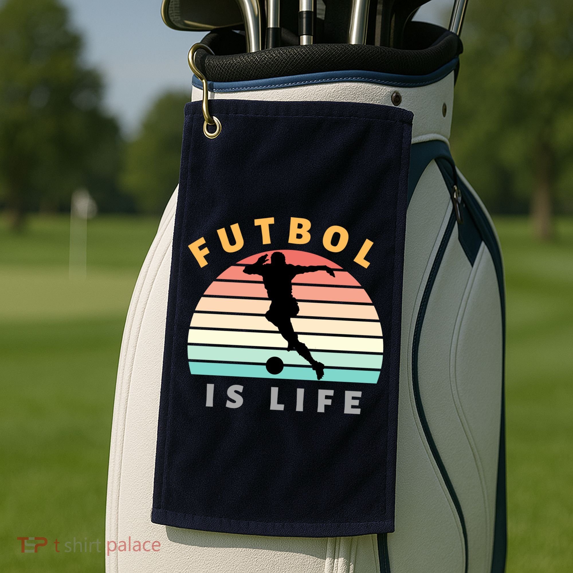 Futbol Is Life Golf Towel