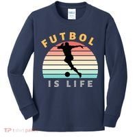 Futbol Is Life Kids Long Sleeve Shirt thumb 0