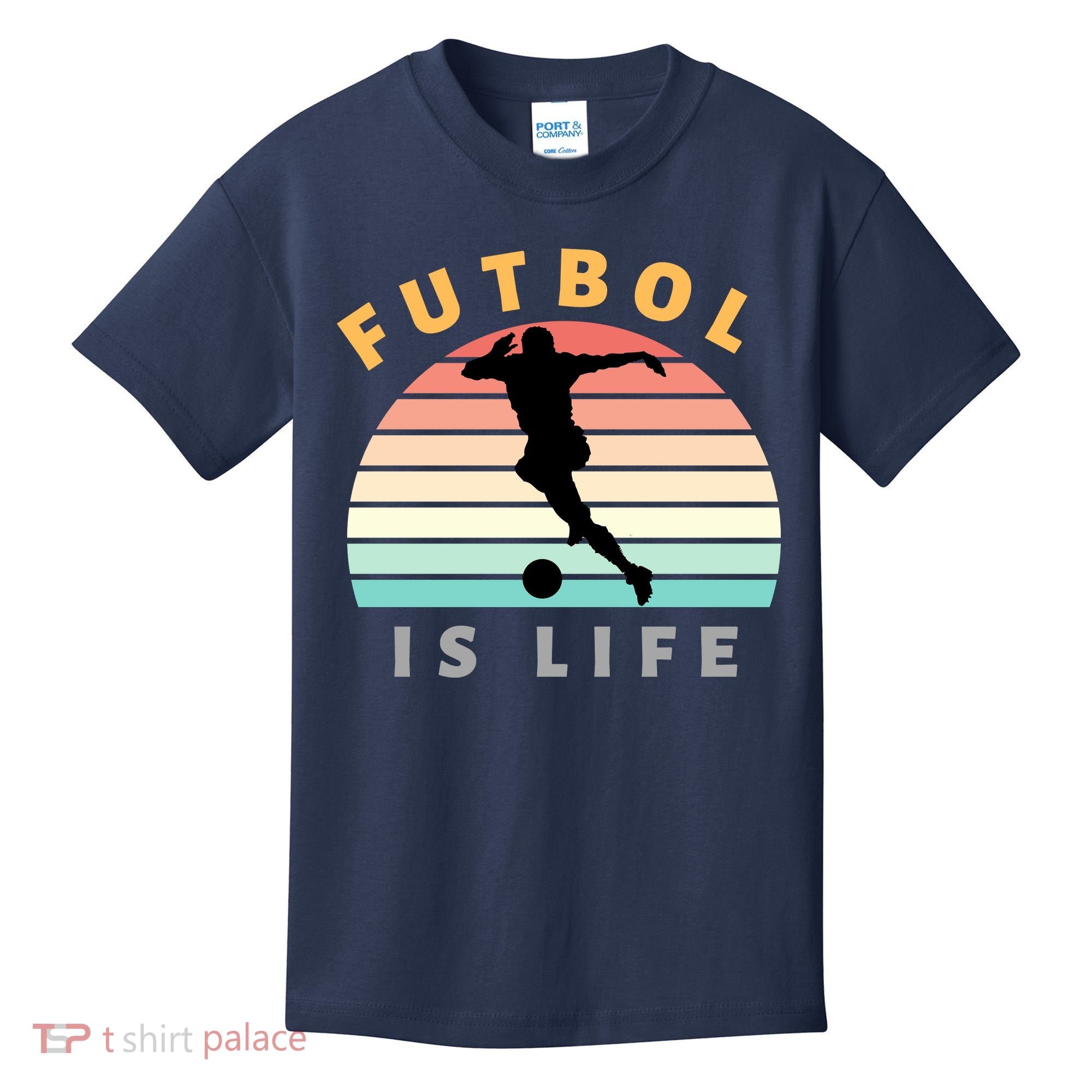 Futbol Is Life Kids T-Shirt