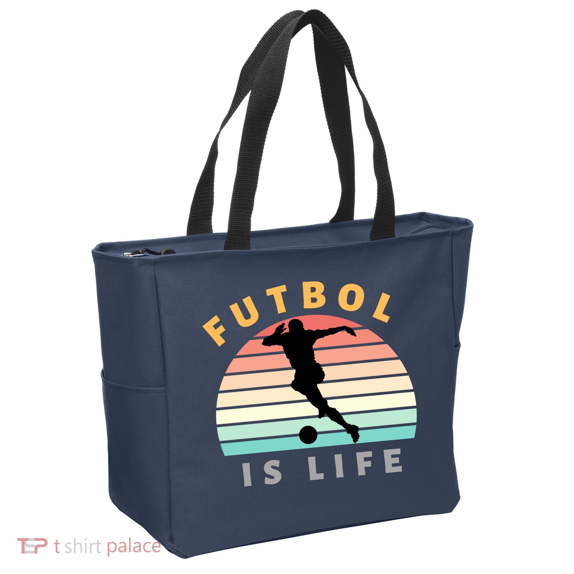 Futbol Is Life Tote Bag