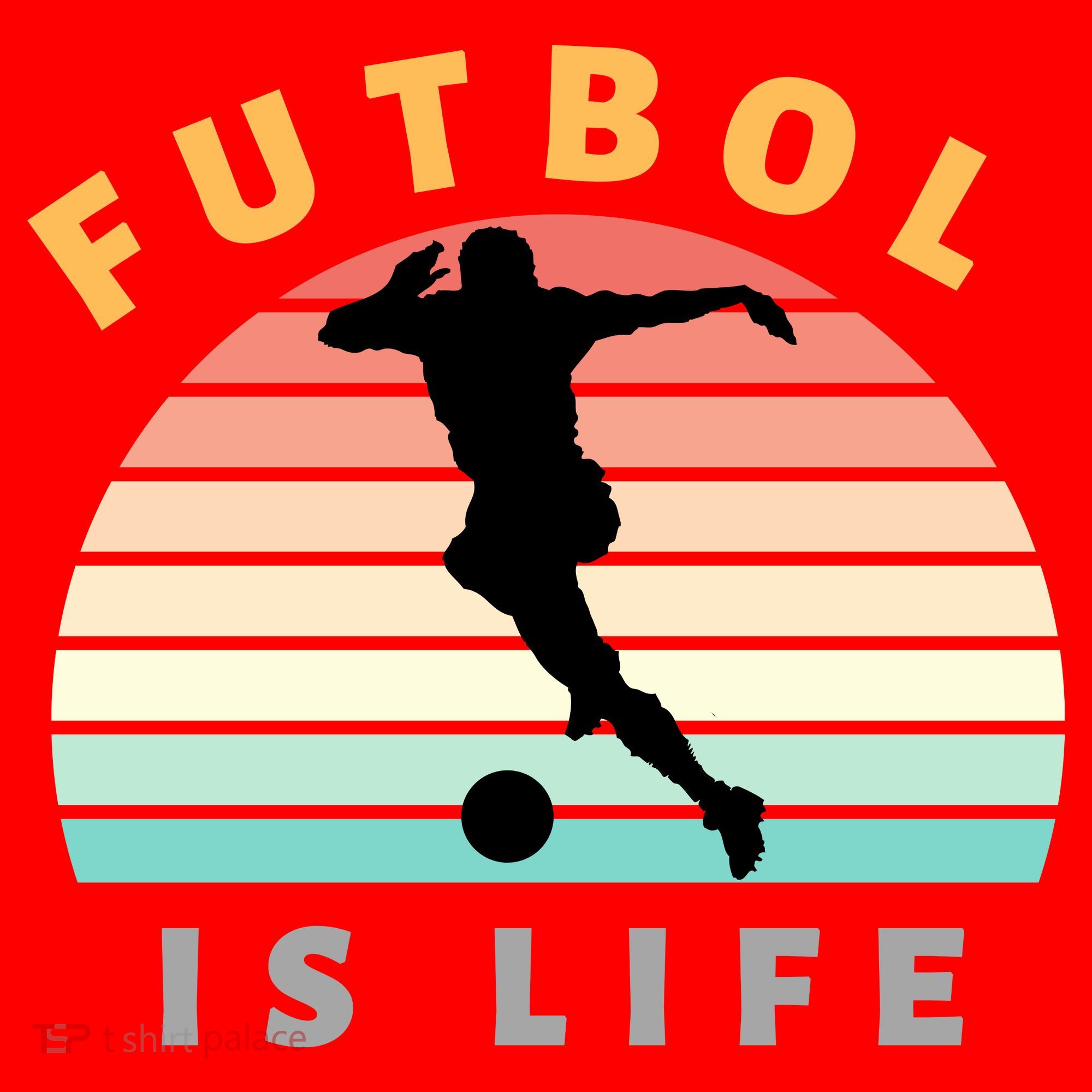 Futbol Is Life Santa Hat