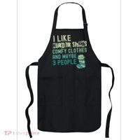 Funny I Like Murder Shows Comfy Clothes And Maybe 3 People Apron thumb 0