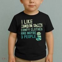 Funny I Like Murder Shows Comfy Clothes And Maybe 3 People Toddler T-Shirt thumb 2