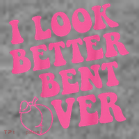 Funny i look better bent over Quote apparel cool saying  Toddler Hoodie thumb 2