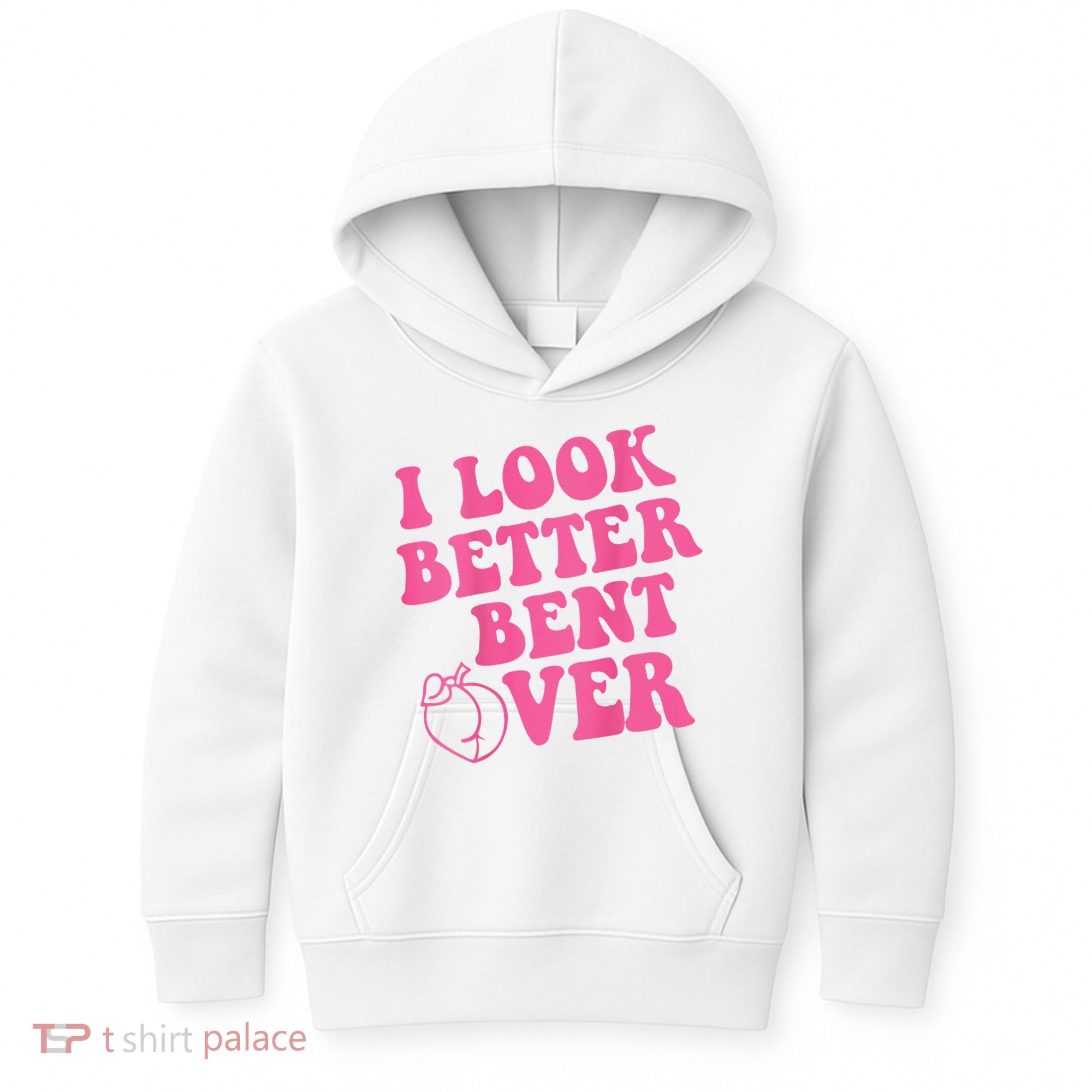 Funny i look better bent over Quote apparel cool saying  Kids Hoodie