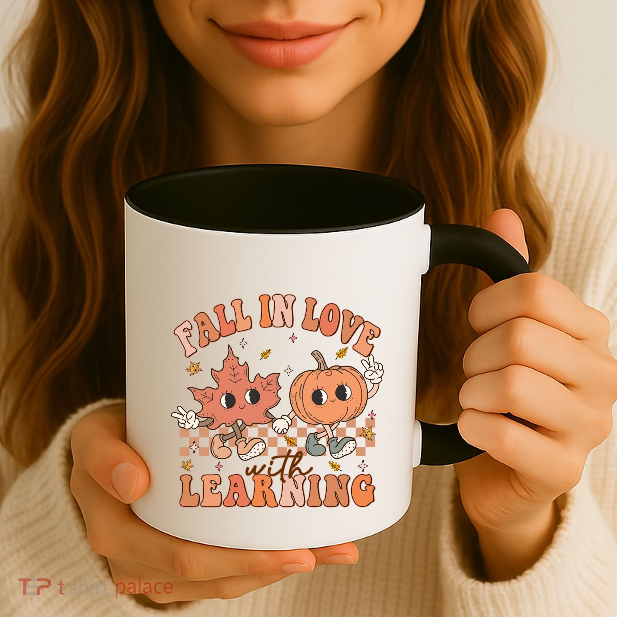 Fall In Love With Learning Teacher Trick Or Teach Teacher Gift Coffee Mug