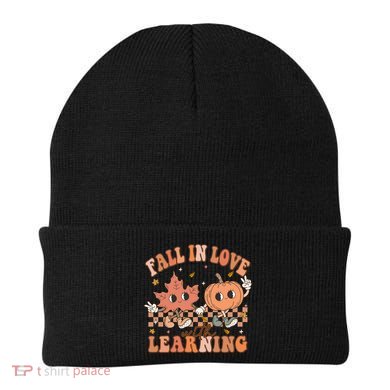 Fall In Love With Learning Teacher Trick Or Teach Teacher Gift Beanie