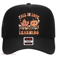 Fall In Love With Learning Teacher Trick Or Teach Teacher Gift Hat thumb 0