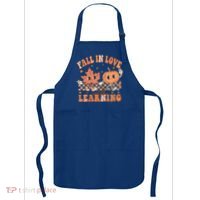 Fall In Love With Learning Teacher Trick Or Teach Teacher Gift Apron thumb 0