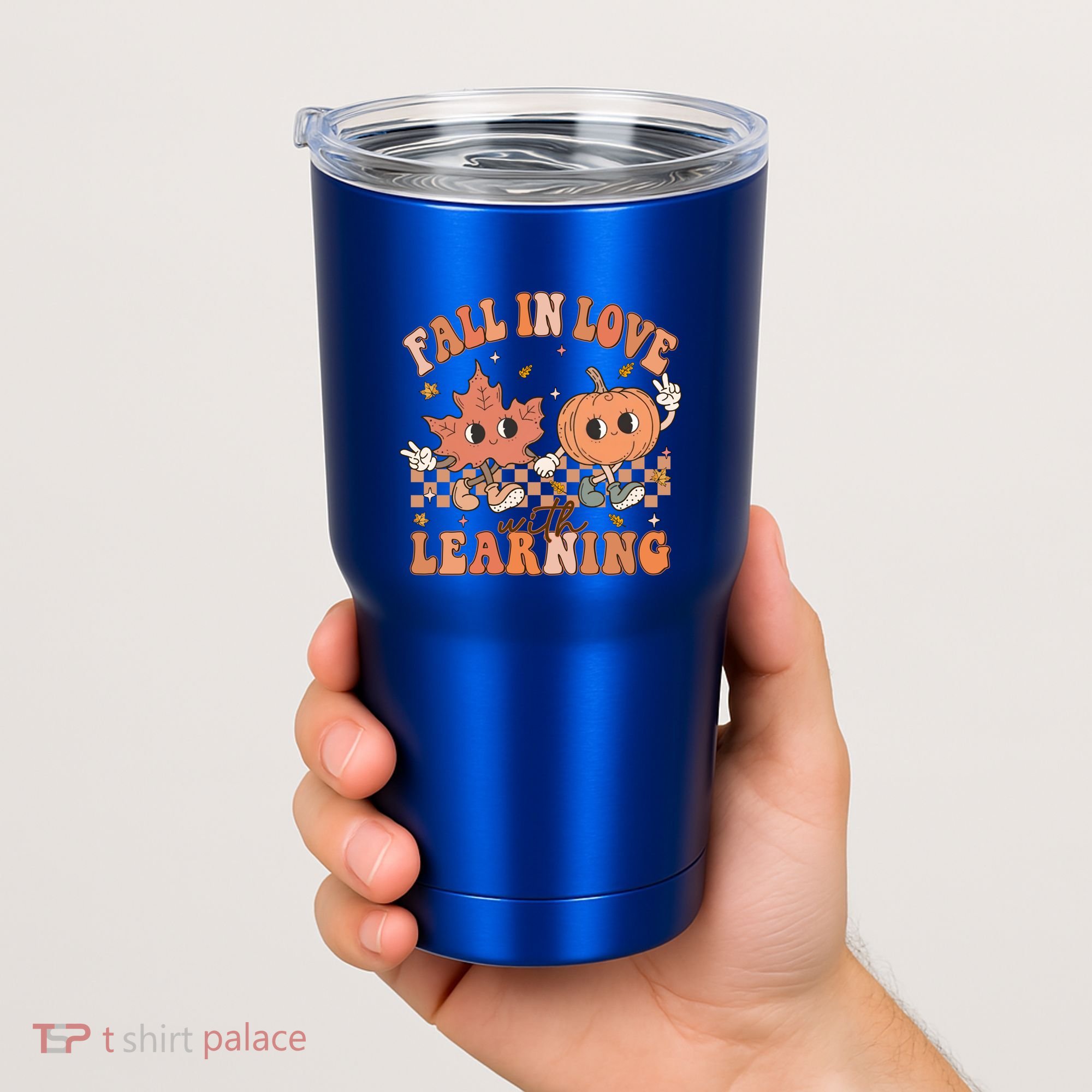Fall In Love With Learning Teacher Trick Or Teach Teacher Gift Tumbler