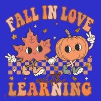 Fall In Love With Learning Teacher Trick Or Teach Teacher Gift Visor thumb 3
