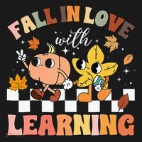 Fall In Love With Learning Thanksgiving Teacher Toddler Hoodie thumb 2